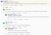Several Redditors discussed the "Long Live the King" posts made by Donald Trump and the official White House page on /r/Conservative, with many coming to the conclusion that Trump is a provocateur and that he was simply "trolling" his critics.