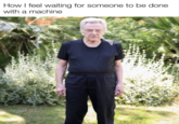 Internet users began making memes using the image of Christopher Walken standing on a lawn dressed in black, joking that his expression depicted how awkward it feels to wait in anticipation for something. 