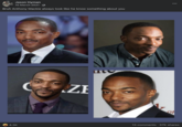 Facebook user Jason Hyman posted a compilation of Anthony Mackie photos, writing, "Bruh Anthony Mackie always look like he know something about you." The post gathered over 4,000 likes in four years. Mackie's subdued smile is often described as him looking like he's harboring a secret. 