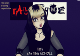 This is not a f------ request show TALME rA Tiffy rAw TiMe 472-CALL SUCHI