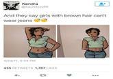 A viral 2016 tweet by @champagnearii became a meme and inspired subsequent jokes that follow the phrasal template, "Who Said X Can't Y?" This fan art shows Hawk Girl doing the poses in the original tweet.