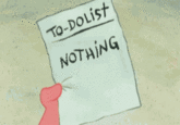 TO-DOLIST NOTHING