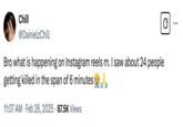 Several internet users noted that they received an abnormal influx of violent and sensitive content on Instagram Reels on February 26th, prompting them to ask their peers on other social media sites if they were seeing the same content. This post on Twitter is one of the earliest mentions of the issue on X from that date.
