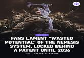 As the dust settles on yet another devastating round of cuts, this time three studios under Warner Bros., fans of Monolith Productions’ much-loved Nemesis System are lamenting its "wasted potential." NEWS FANS LAMENT "WASTED POTENTIAL" OF THE NEMESIS SYSTEM, LOCKED BEHIND A PATENT UNTIL 2036 IGN SHADOW OF MORDOR