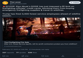 The Lever @levernews.com + Follow SCOOP: Elon Musk's DOGE has just imposed a $1 limit on firefighting officials' credit cards, blocking them from buying emergency firefighting supplies & travel to wildfires. Trump has fired 3,400 forest service employees ahead of wildfire season. The Firefighting Fire Sale After U.S. Forest Service layoffs, will for-profit contractors protect you from wildfires? www.levernews.com February 27, 2025 at 2:05 PM Everybody can reply 337 reposts 77 quotes 529 likes 49 414 529