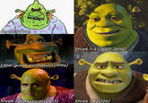 Shrek! (1990) I feel good animation (1996) Shrek 1-4 (2001-2014) 23 Shrek the Musical (2013) Shrek 5 (2026)