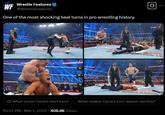 Wrestle Features WF @WrestleFeatures One of the most shocking heel turns in pro wrestling history. ELIMI MIMICS MARCH 1 ELIMINATION CHA FIIMI ARCH 14 ELIMINATION CHOMBE ELIMIN THEATRES MARCH What drove Cena's heel turn? What makes Cena's turn award-worthy? 10:32 PM · Mar 1, 2025 408.6K Views
