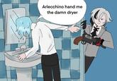 A Genshin Impact redraw meme based on the Darling, Please Give Me The Hair Dryer boomer comic.