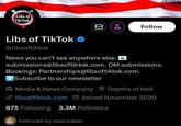 Sean Baker, known for depicting marginalized communities in films like _Tangerine_ and _The Florida Project_, became the subject of online speculation after some Twitter noted that he followed conservative social media accounts like "Libs of TikTok":https://knowyourmeme.com/memes/people/libs-of-tiktok-chaya-raichik 