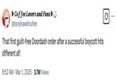 Some internet users mocked the idea of a one-day boycott by joking about buying from "problematic" and large retailers on March 1st, 2025.