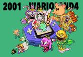 2001 WARIO ND4 START SELECT GAMEBOY ADVANCE