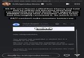 h3h3productions ❤ 12h 99.9% sure Hasan called Dan Clancy and told him to unban me because they look cartoonishly evil and dumb. The appeal was DENIED stating that a member of the team had thoroughly reviewed it. So which is it? 24/7 content nuke resumes tomorrow. Twitch Support 6:11PM to h3h3productions@gmail... twitch Hello h3h3productions, Your account was suspended or blocked due to a mistake on our part. We have now reversed this suspension on your account, so you are free to use our services once again. Apologies for any inconvenience or confusion this might have caused. Reply to h3h3productions... Twitch ☑