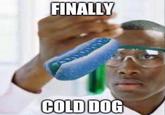 FINALLY COLD DOG
