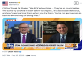 In February 2025, Steak and Shake COO went on Fox and Friends to talk about their "RFK'ed fries," now being fried in beef tallow.