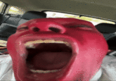 Tweet quoting a video of comedian Dan Hentschel screaming with his face painted red to joke about "Shoop da Whoop":https://knowyourmeme.com/memes/shoop-da-whoop. 