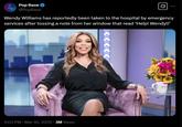 Pop Base✔ @PopBase Wendy Williams has reportedly been taken to the hospital by emergency services after tossing a note from her window that read 'Help! Wendy!!' 5:03 PM · Mar 10, 2025 3M Views Wen