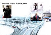 "Ok Computer" by Radiohead meme inspired by Donald Trump's "Everything's computer!" remark. The President delivered the line while showcasing Tesla cars at the White House in March 2025.