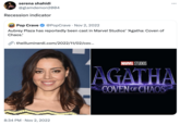 In the early 2020s, memes about various events, activities, and practices being indicative of an impending recession or depression became popular online. In 2022, Twitter user @glamdemon2004 joked about Aubrey Plaza working in a Marvel production being a recession indicator.