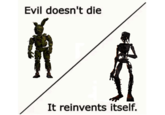 Evil doesn't die It reinvents itself.