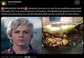 wormstarion @chiieur BREAKING NEWS Astarion Ancunín is set to be publicly executed February 15. In a stunning turn of events, the Baldurian government has voted unanimously to use the Brazen Bull as the method of execution. 1:16 PM Feb 14, 2024 22.5K Views