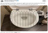 The second Piss Coordinates image, posted by X account World of Engineering.
