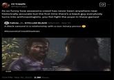 mr trapple @bigsnugga its so funny how assassins creed has never been anywhere near historically accurate but the first time there's a black guy everybody turns into anthropologists. you fist fight the pope in these games! Felicia ♡STELLAR BLADE @fe44lh. Mar 19 A Black samurai in a relationship with a non-binary person #Assassins CreedShadows 0:46 YASUKE Really? I do not think I have ever seen you quite so tongue-tied 7:04 PM Mar 19, 2025 2.3M Views