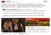 A "Twitter / X":https://knowyourmeme.com/memes/sites/twitter-x user joking in a "quote tweet":https://knowyourmeme.com/memes/quote-retweets-qrts about "Netflix":https://knowyourmeme.com/memes/sites/netflix pre-emptively announcing _The Electric State 2_. 