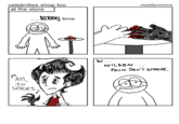 celebrities shop too at the store ...BERRIES time A AH, So SORRY. mysillycomics W... WILSON... FROM DON'T STARVE...