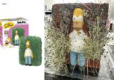 Back THe SIMPSONS Chia Pet HANDMADE DECORATIVE PLANTER Grows in 1-2 Weeks MAIT GROENING