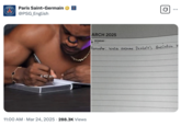 Tweet inspired by fitness influencer "Ashton Hall's":https://knowyourmeme.com/memes/people/ashton-hall "morning routine":https://knowyourmeme.com/memes/ashton-halls-morning-routine, joking that he wrote, "Reminder: Watch Ousmane Dembélé's compilation video."
