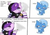 i'm like..... totally emo and stuff now....... 500 what so i decided to turn emo... what the world is like.... dumb and stuff........ of