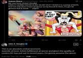 The tweet from the writer announcing the Harley Quinn fart comic.