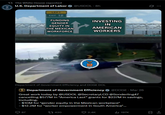 The White House reposted U.S. Department of Labor @USDOL. 8h Q LEFT EXIT 12 FUNDING GENDER EQUITY IN THE MEXICAN WORKFORCE INVESTING IN AMERICAN WORKERS EASE ST. WEINH LARO Department of Government Efficiency and DOGE DOL Department of Government Efficiency @DOGE Mar 26 Great work today by @USDOL @SecretaryLCD @Sonderling47 cancelling $577M in "America Last" grants for $237M in savings, including: - $10M for "gender equity in the Mexican workplace" - $12.2M for "worker empowerment in South America"... 87 420 2.4K il 197K