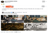 Several internet users had negative reactions to @KrishRShah posting a series of images created using Chat GPT-4o's image generation software alongside the caption, "Art just became accessible." On March 27th, 2025, X / Twitter user @sarcasticalself quoted @KrishRShah's post with a screenshot that read, "I could draw you sucking off all five of your friends do not play w me brother."