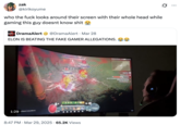 Several internet users reacted to the video of Elon Musk playing _Diablo 4_, joking that he was simply watching gameplay instead of playing the game himself. 