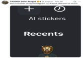 A "Twitter / X":https://knowyourmeme.com/memes/sites/twitter-x user showing that they have Zak Mane as a sticker on their "Instagram":https://knowyourmeme.com/memes/sites/instagram.