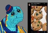 A redraw of a sad cookie. The cookie is depicted as Doey from Poppy Playtime.