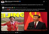 pedagogy in black @RenyTure You're about to witness a crazy character assassination by the U.S BRICS BRICS News JUST IN: @BRICSinfo⚫ Mar 27 0 Chinese government praises American streamer IShowSpeed for promoting positive US-China relations during his visit to China. HIJING 1:02 PM Mar 28, 2025 10.7M Views