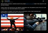 Fozzy @fozzycapone BREAKING NEWS: DEMOCRATS BLAME @elonmusk FOR THE DEATH OF JOHN PORK! THEY SAY HE SHOULD OF BEEN HARDER ON TRUMPS GUN POLICY OR IT WOULD OF NEVER BEEN ALLOWED FURTHER CLAIMS STATING HIS SUPPORT FOR TIM CHEESE BY WEARING CHEDDAR HAT TO RALLY! 11:51 PM · Mar 30, 2025 5,190 Views
