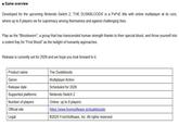 Game overview Developed for the upcoming Nintendo Switch 2; 'THE DUSKBLOODS' is a PvPvE title with online multiplayer at its core, where up to 8 players vie for supremacy among themselves and against challenging foes. Play as the "Bloodsworn"; a group that has transcended human strength thanks to their special blood, and throw yourself into a violent fray for "First Blood" as the twilight of humanity approaches. Release is currently set for 2026 and we hope you look forward to it. Product name Genre Release date Supported platforms Number of players Official site Legal The Duskbloods Multiplayer Action Scheduled for 2026 Nintendo Switch 2 Online: up to 8 players https://www.fromsoftware.jp/duskbloods/ ©2025 FromSoftware, Inc. All rights reserved.