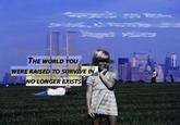 THE WORLD YOU WERE RAISED TO SURVIVE IN NO LONGER EXISTS POR YES
