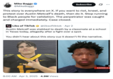 This story is everywhere on X. If you want to riot, kneel, and protest over Austin Metcalf’s death, then do it. Stop running to Black people for validation. The perpetrator was caught and charged immediately. Case closed.