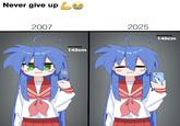 Never give up 2007 B 142cm 2025 146cm