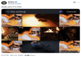 March 24th, 2022 tweet by @M1das_OW2 Tweet about a BenJammins GIF recreations flooding Giphy and Tenor that reads, "dude who tf is that." Several internet users were confused by BenJammins taking over their GIF searches in 2025.