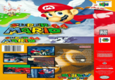 Nintendo Seal of Quality MADE IN JAPAN SUPER 64 MARIO 39 ONLY MODEL #NUS-006 (USA) FOR SALE RENTAL IN USA CANADA MEXICO AND LATIN AMERICA AND USE the IMPORTANT! finest a video Super video games. It's 3-D graphics Mario is super in a whole new way! Combining ever game and an explosive sound track. Mario 64 becomes a new standard fo developed for BEFORE USING YOUR SYSTEM. daunting obstacle packed with courses and bruising battles. underwater CAREFULLY READ THE CONSUMER INFORMATION AND PRECAUTIONS BOOKLET TOTAL SEDER 23% POST CONSUMER CONTENT PLEASE RECYCLE WHERE FACILITIES EXIST EX TO SEE FEDICING ACUTES DIENORA VALUABLE LIMITED WARRANTY PURCHASE RECEIPT REQUIRED CALL 1-800-255-3700 FOR SERVICE INFORMATION AND ARE TRADEMARKS OF NINTENDO OF AMERICA INC © 1996 NINTENDO OF AMERICA INC adventures, Retrieve the Power Stars from their hidden locations and confront your arch nemesis - Bowser King of the Koopas Run freely in a grassy meadow, tip-toe through a gloomy dungeon, climb to the top of or take a swim in the moat! Leap a mountain headranto a watery pointing and soon you'll be sing for the surface in an underwater realm! On-the-fly. 3-D rendered game play delivers the action of ruthless enemy attacks om every angle Find the Caps that give Mario super powers, ponder the mysteries of the pyramid, you can even race Koopas for fabulous prizes! With the Nintendo 64 Controller and its analog Control Stick, Mario con crawl, kick down obstacles. swim, do reverse flips and even stick the landing on his Saved backwards somersault! game information is stored for up to four players in memory. Nintendo NINTENDO OF AMERICA, INC. PO BOX 957, REDMOND, WA 98073-0957 USA ** NUS PNSME NINTENDO 64 KA IN WE 045496 870010 QINLW DINEW