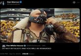 Dan Marcus @Danimalish The White House @WhiteHouse. 14h DO NOT RETALIATE AND YOU WILL BE REWARDED 6:18 PM - Apr 9, 2025 218.1K Views D