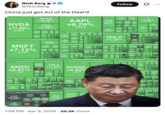 Some internet users praised Trump for pausing tariffs on all countries except China, citing his business acumen and referencing his book, the _Art of the Deal_.