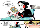 Feliz cumpleaños Imbécil 1 by Gerph SERR OH... IT'S BILLY'S BIRTHDAY MANDY. WHY DID YOU BUY ALL THIS CRAP? ALIEN! { V