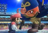 In case that you're wondering, I tried re-creating the upcoming Tomodachi Life trailer on my Nintendo Switch, through the Super Smash installment. This time, with Mario and Geno.