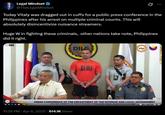 Legal Mindset ✔ @TheLegal Mindset Today Vitaly was dragged out in cuffs for a public press conference in the Philippines after his arrest on multiple criminal counts. This will absolutely disincentivize nuisance streamers. Huge W in fighting these criminals, other nations take note, Philippines did it right. IME DILG BIWF DILG Press Conference of the Department of the Interior and Local Government DILG Philippines 14:22 PRESS CONFERENCE OF THE DEPARTMENT OF THE INTERIOR AND LOCAL GOVERNMENT ON THE ARREST OF FIGHT ROGUE COPS AND VIRAL RUSSIAN VLOGGER G 11:26 PM • Apr 6, 2025 614.1K Views